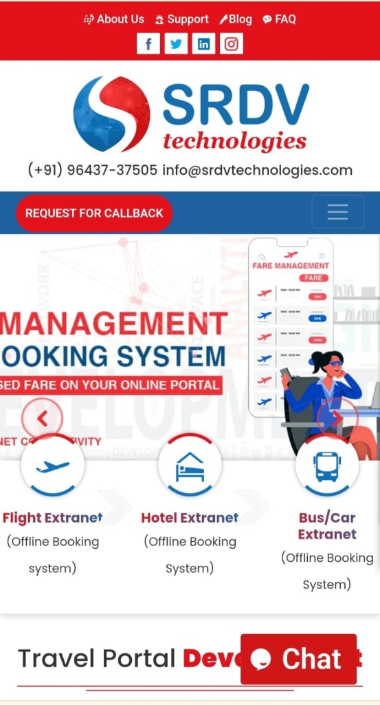 Travel Website Design And Development 9 srdvtechnology